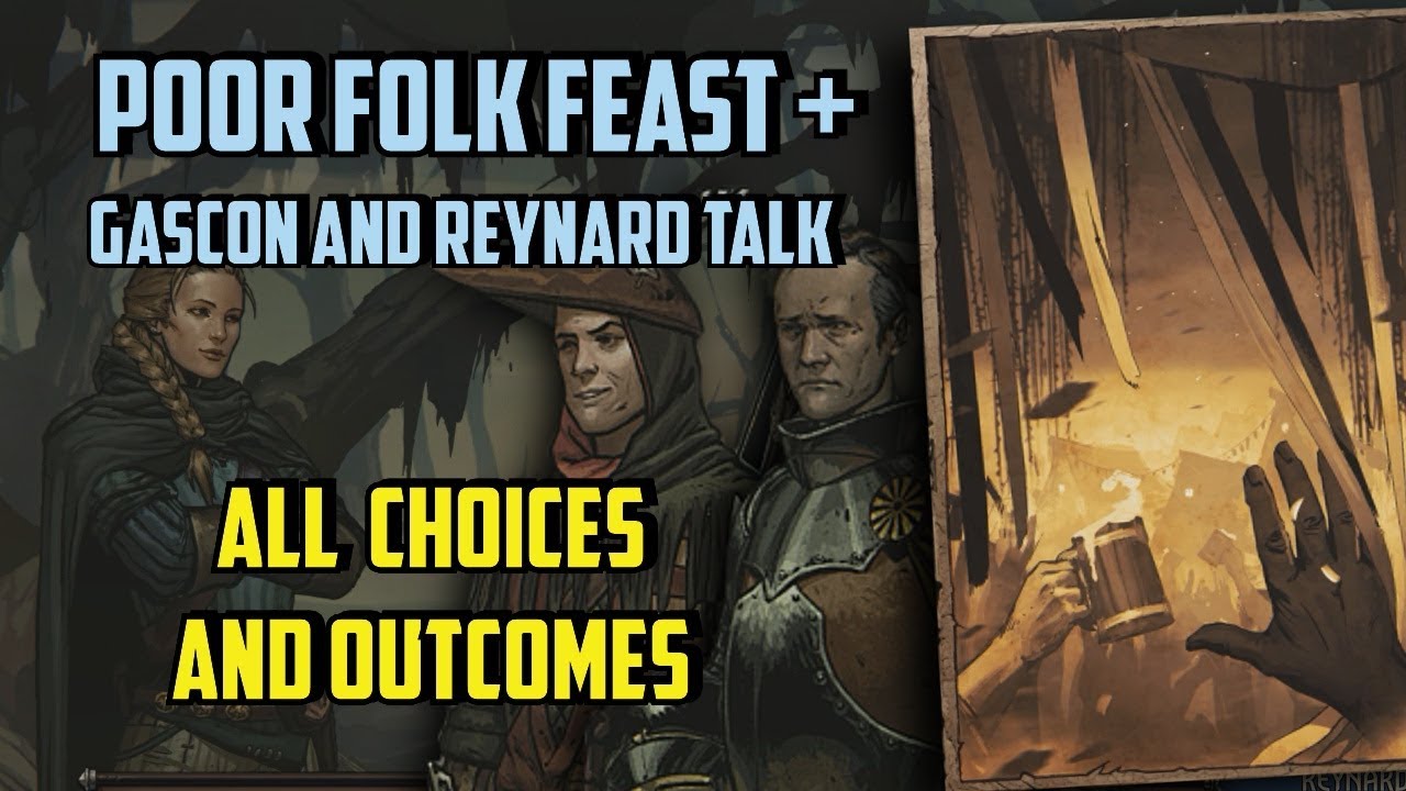 Poor Folk Feast + Gascon And Reynard Talk All choices - Thronebreaker the Witcher Tales - (Hel'ays)
