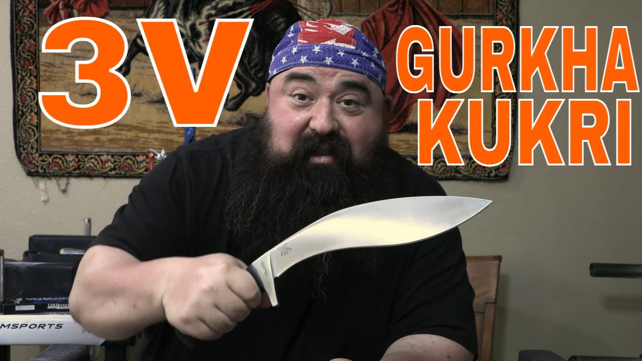 COLD STEEL 3V GURKHA KUKRI PLUS!!!