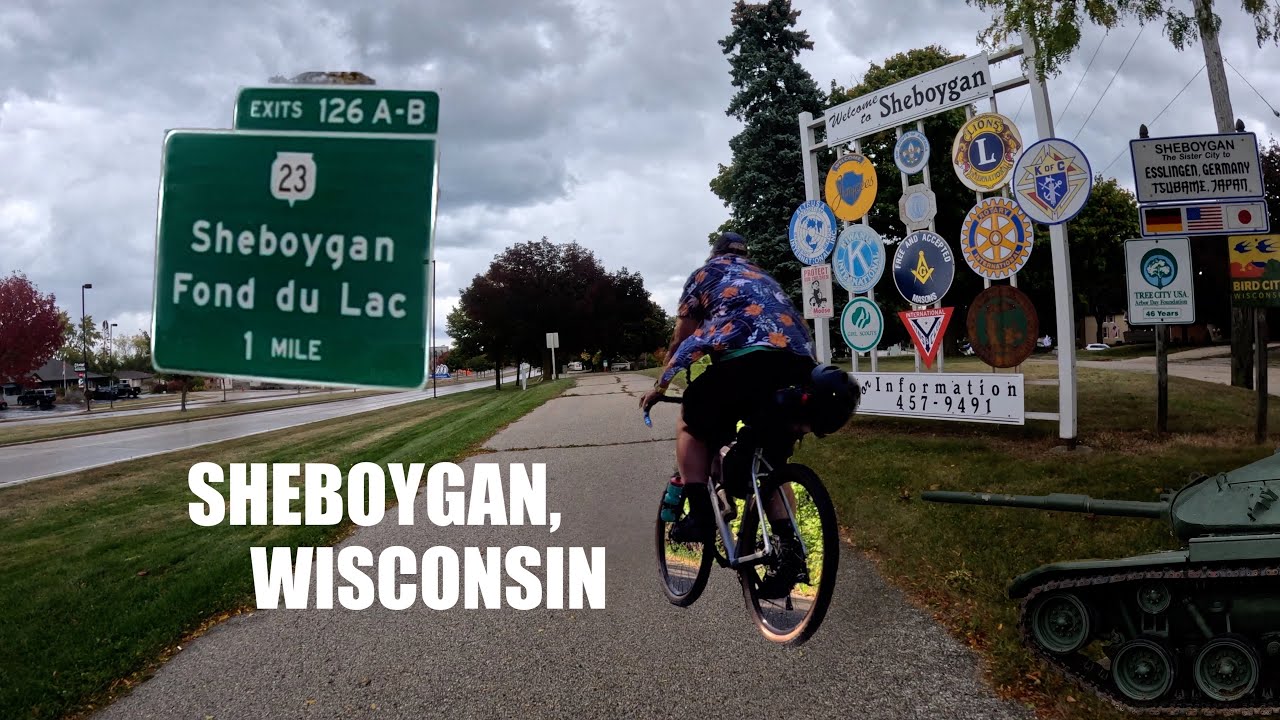 Bicycling Around Sheboygan, Wisconsin. Bratwurst Capital of the World.