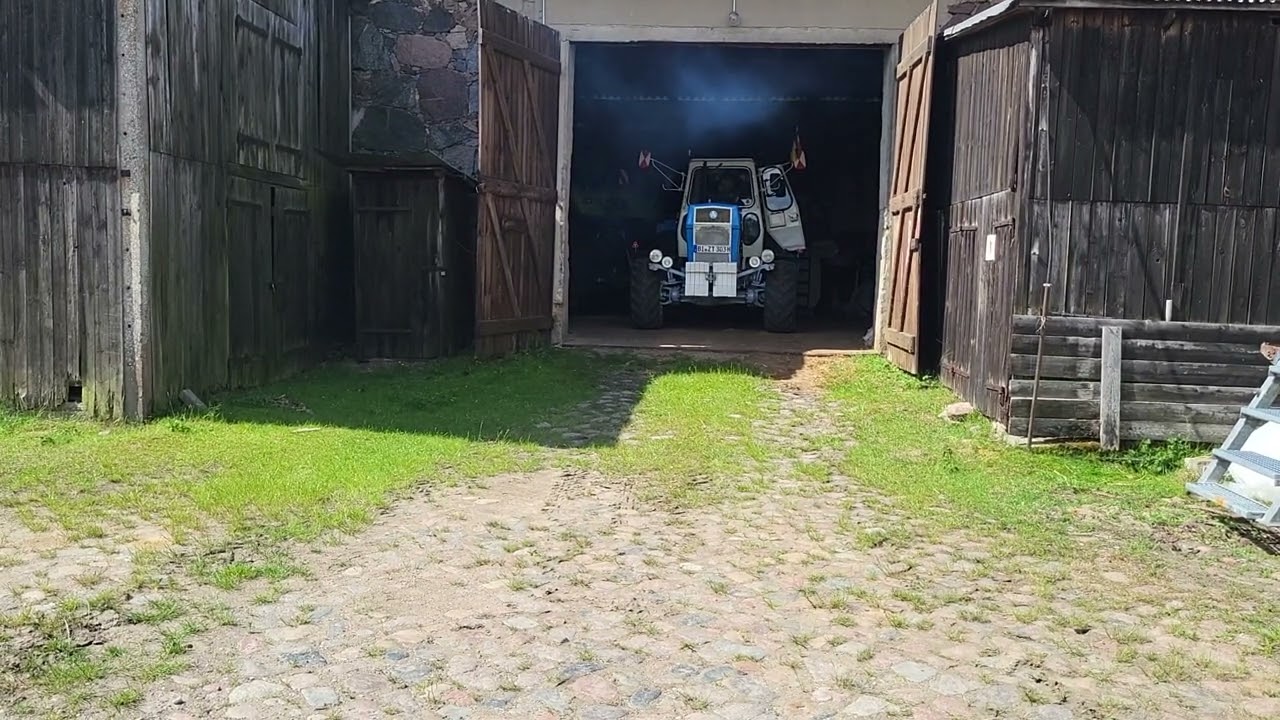 Am Vater Tag die erste tur mit dem  Fortschritt ZT 303 gefahren...😎
