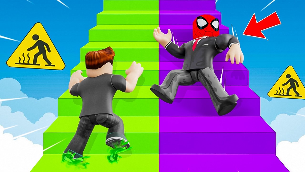 KAYGAN MERDİVENDE İNSANLARI İTTİK🧊🧊 - Ferited Roblox