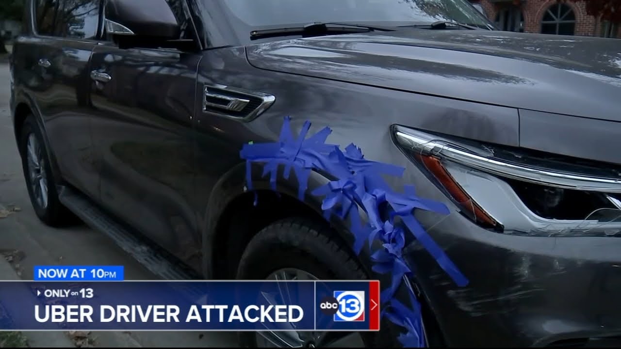 Uber driver beaten with rock and carjacked by 2 men in Montrose, police say