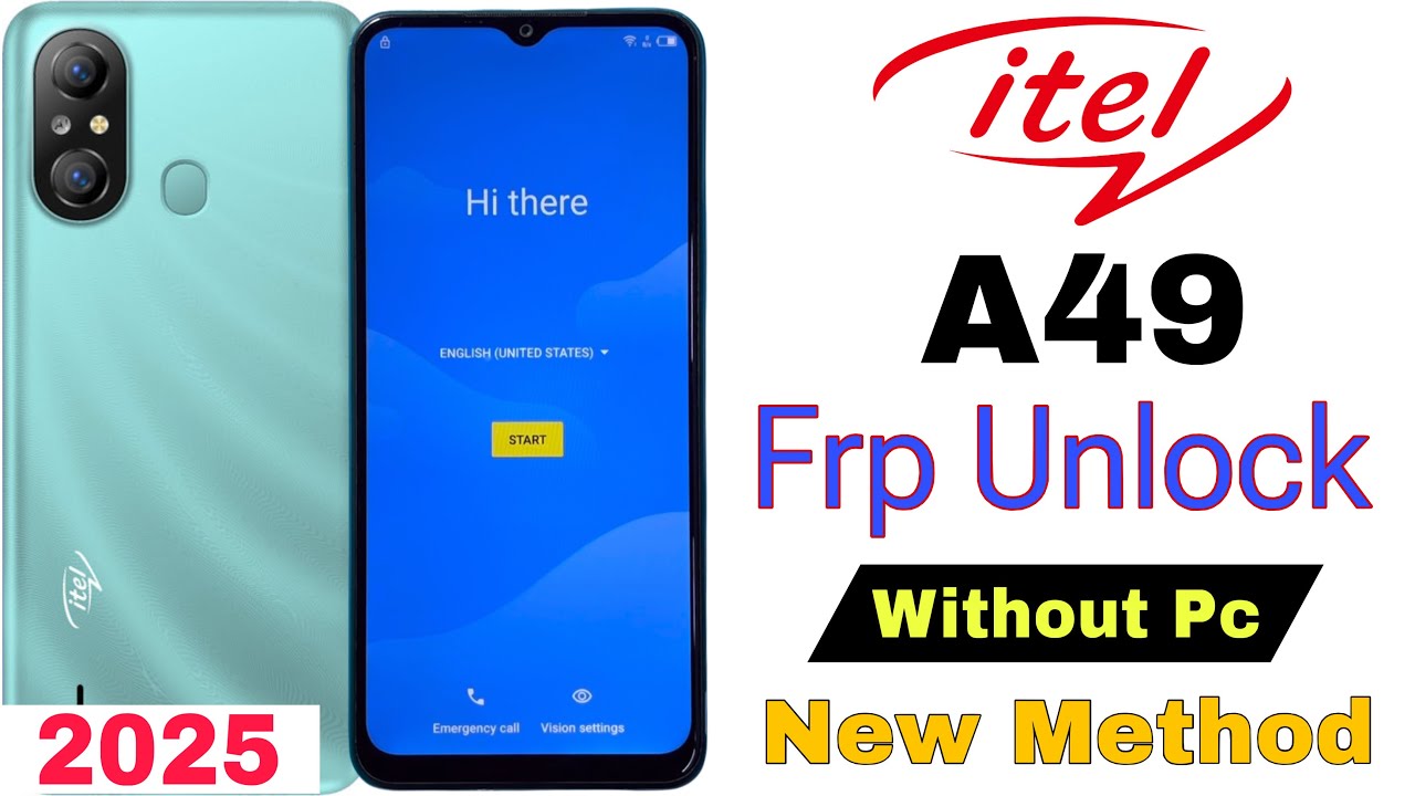 Itel A49 A661L Frp Bypass | Without Pc | Google Account Lock Unlock/New Security Updates 2025