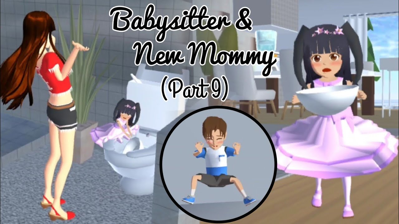 Няня и молодая мамочка 👶😈😭 (часть 9) | Грустная история | Sakuraschoolsimulator
