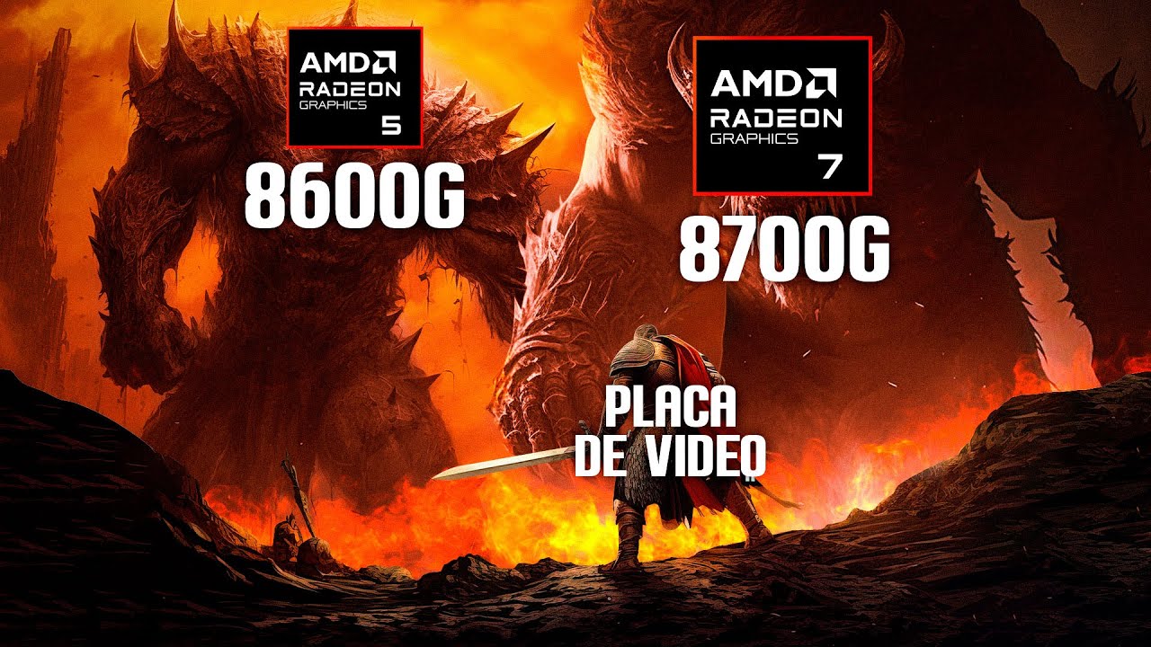 TCHAU PLACA DE VÍDEO? AMD Ryzen 8600G e 8700G em MUITOS TESTES