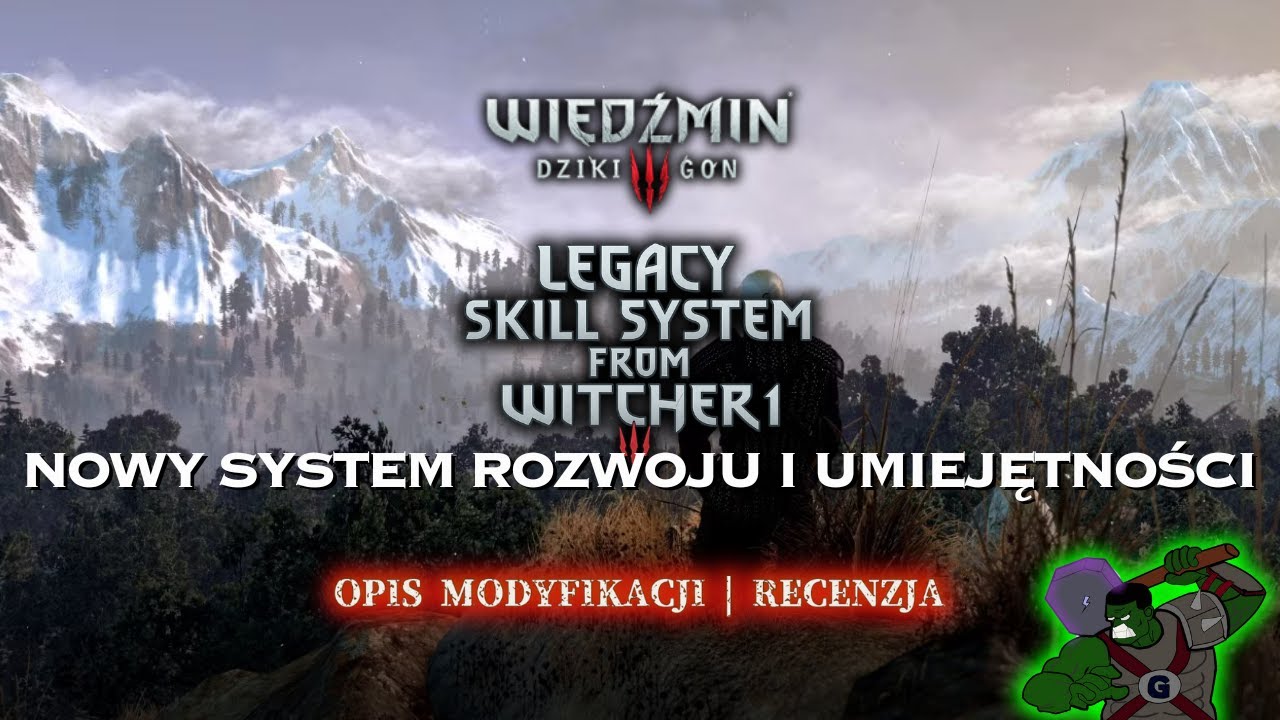 Wiedźmin 3 Legacy Skill System from Witcher 1 - nowy system rozwoju drzewka umiejętności | Recenzja