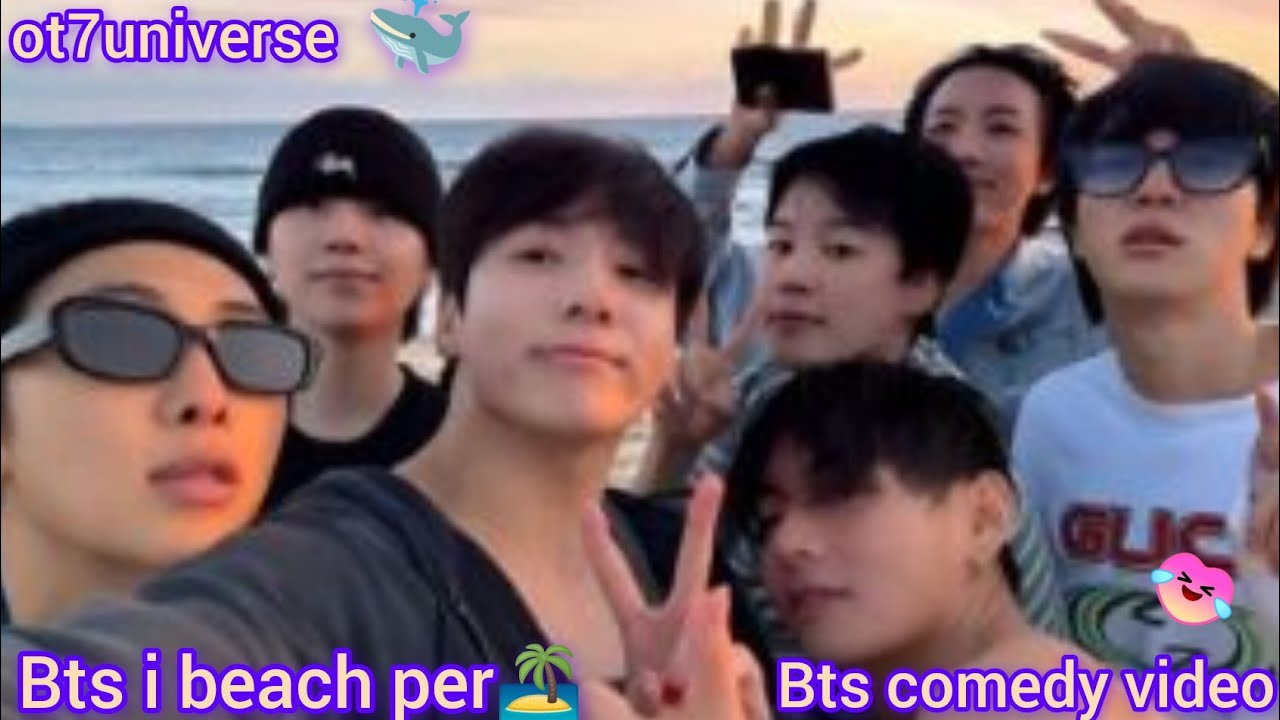 Bts i beach per 🏝️//Hindi dubbing//bts comedy video//#ot7universe 