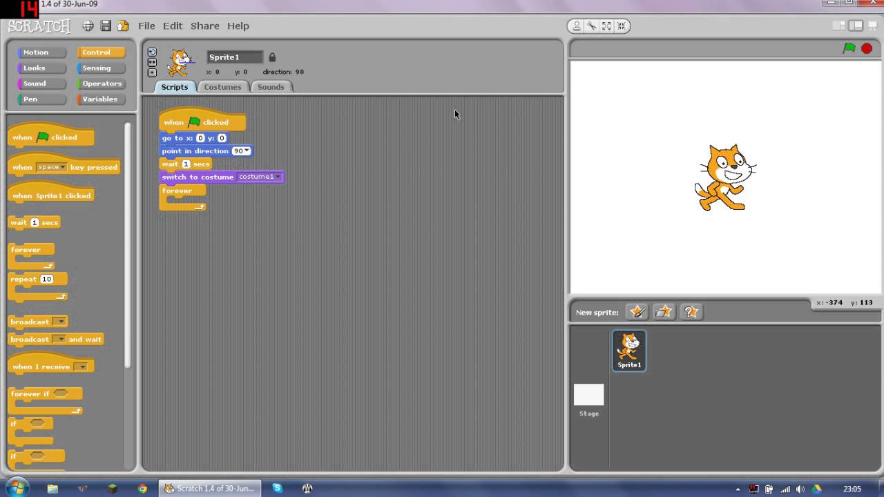 Scratch: Making A Simple Coin Game: Episode 1