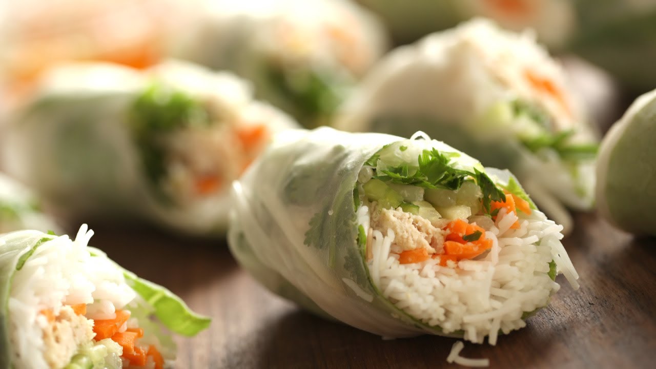 What's for Dinner Tuesday: Chicken Summer Rolls || KIN EATS