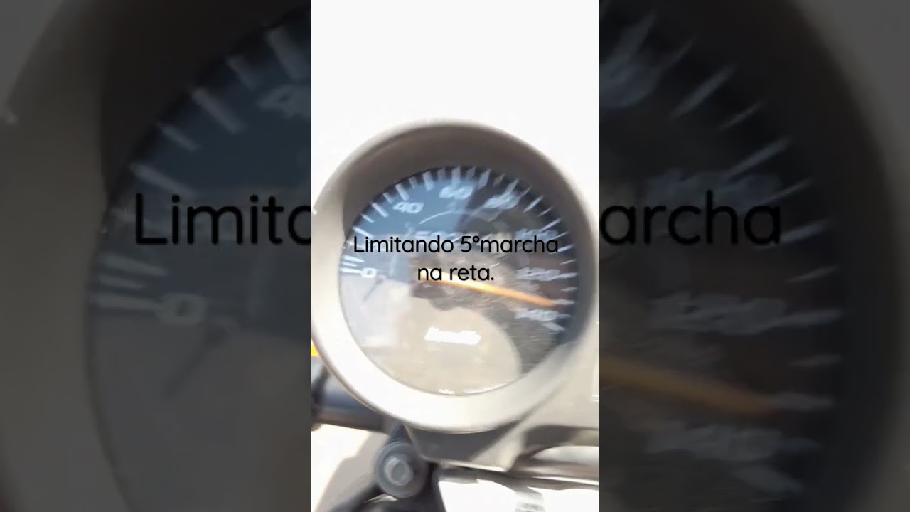 Cg150 original  comando wgk 305° limitando 5°marcha na reta.                        