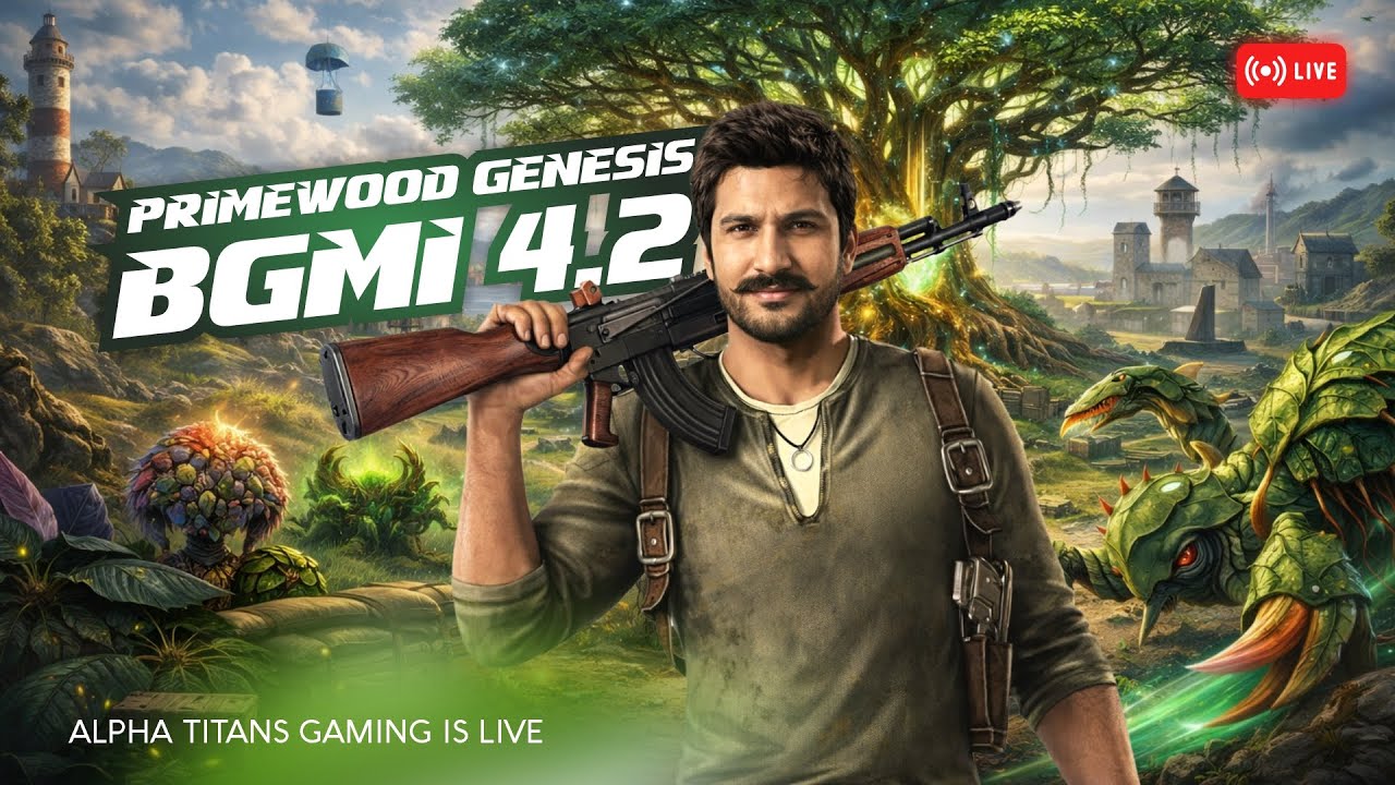 BGMI LIVE | PRIMEWOOD GENESIS | ALPHA TITANS GAMING