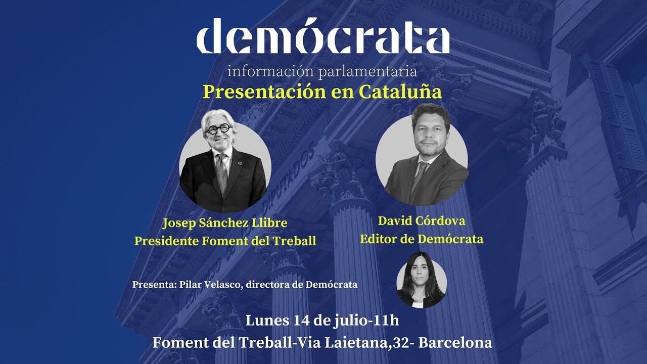 Presentación en Cataluña de Demócrata