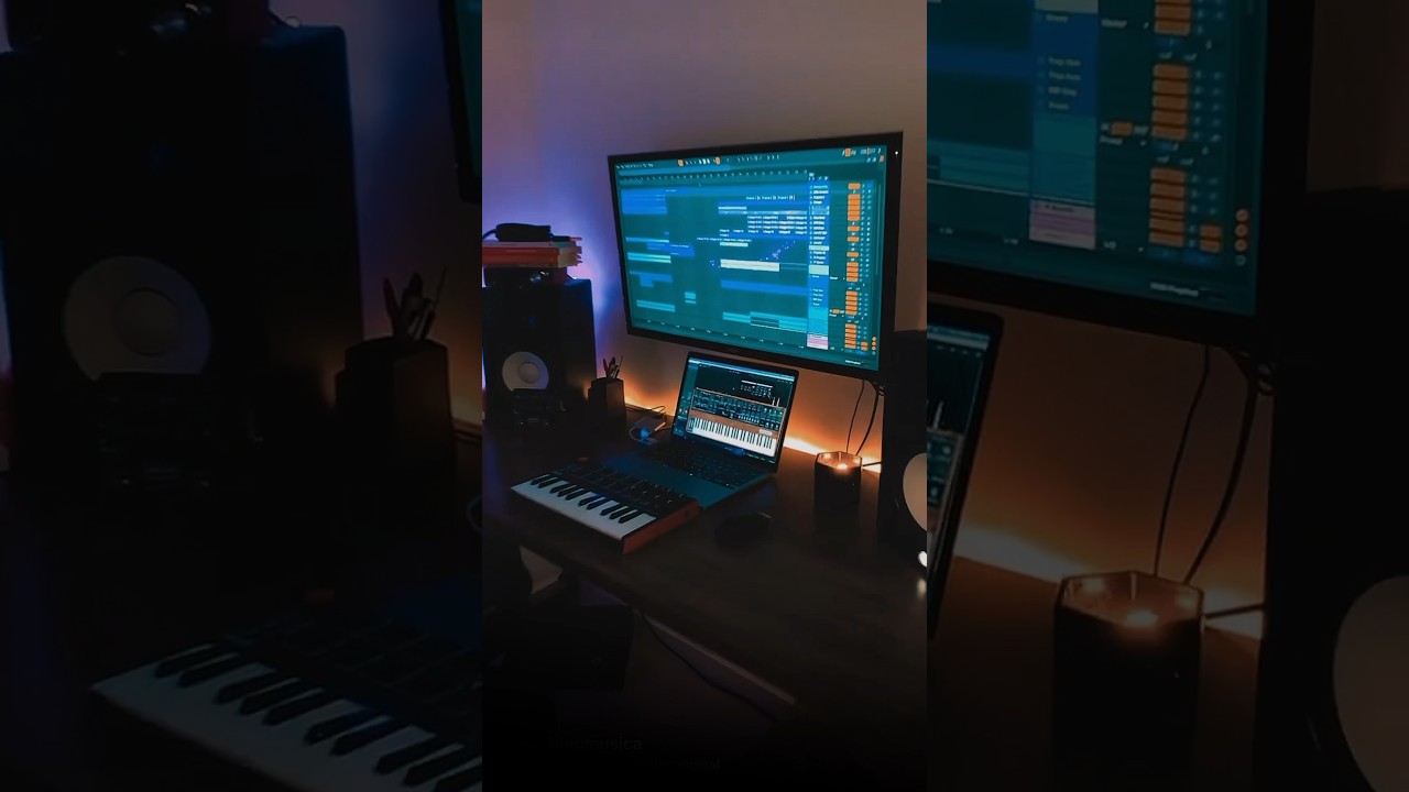 Setup de produ&ccedil;&atilde;o musical atual #shorts #musica #setup #homestudio