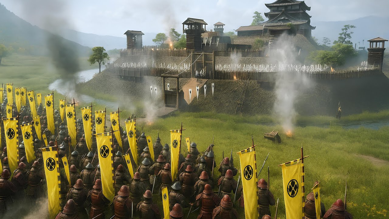 1000 Samurai vs 1000 Monks in the Fortress | Mount & Blade 2 Bannerlord