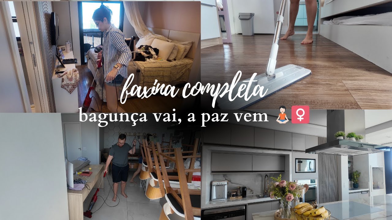 Vencendo a Preguiça: Faxina Completa no Domingo!