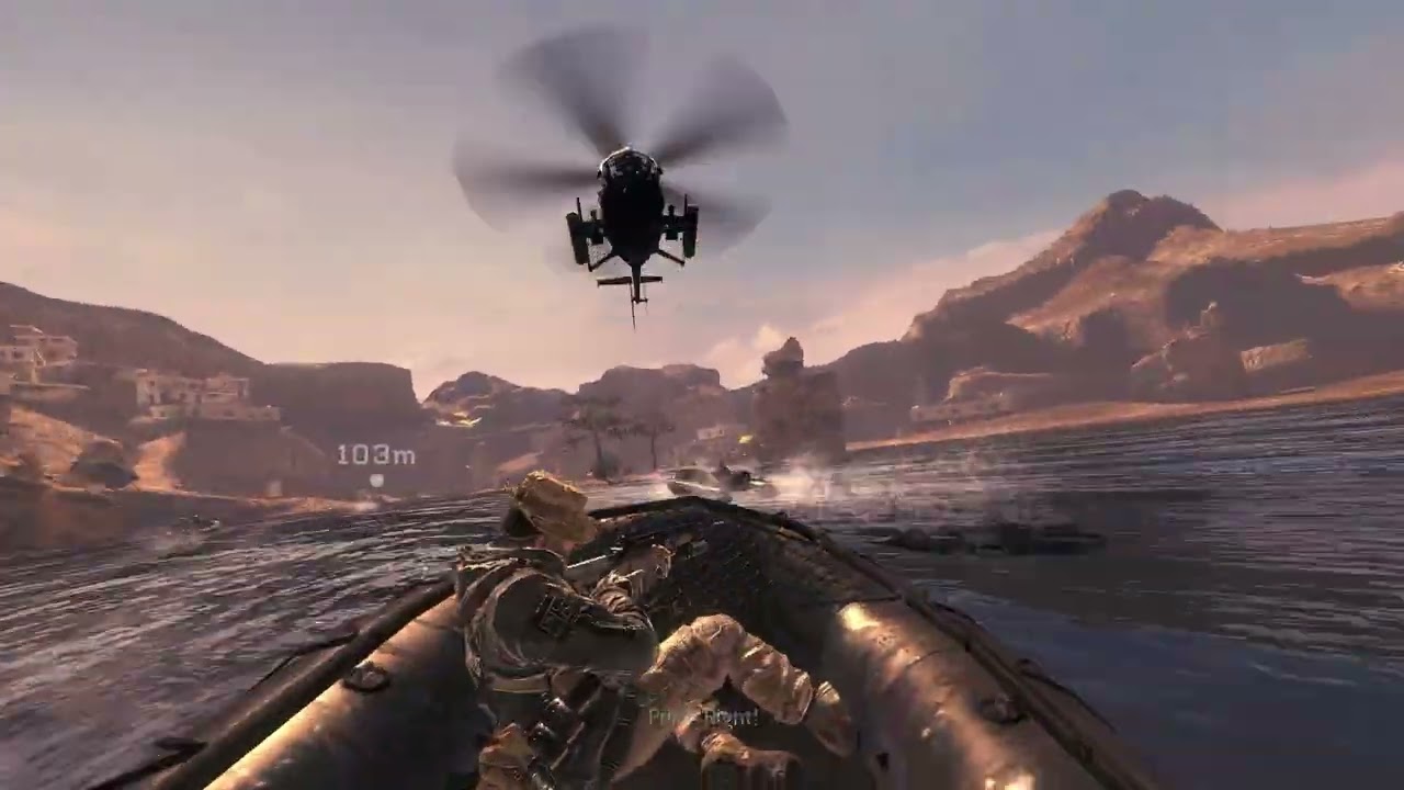 Free Bird over the MW2 Shepherd chase scene