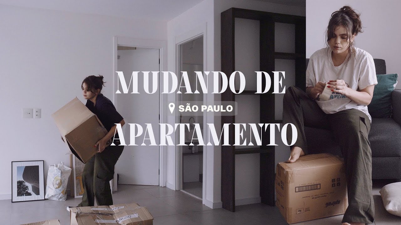 MUDANDO PRO MEU APARTAMENTO EM SÃO PAULO | TOUR PELO MEU APARTAMENTO VAZIO DE 53m2