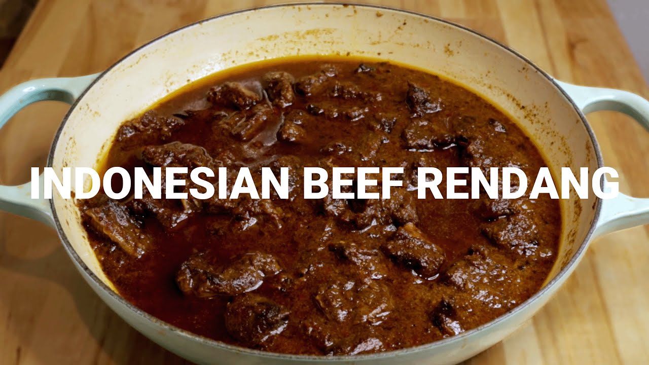 How to make Indonesian Beef Rendang, THE MOST DELICIOUS FOOD IN THE WORLD? | POV ASMR Cooking