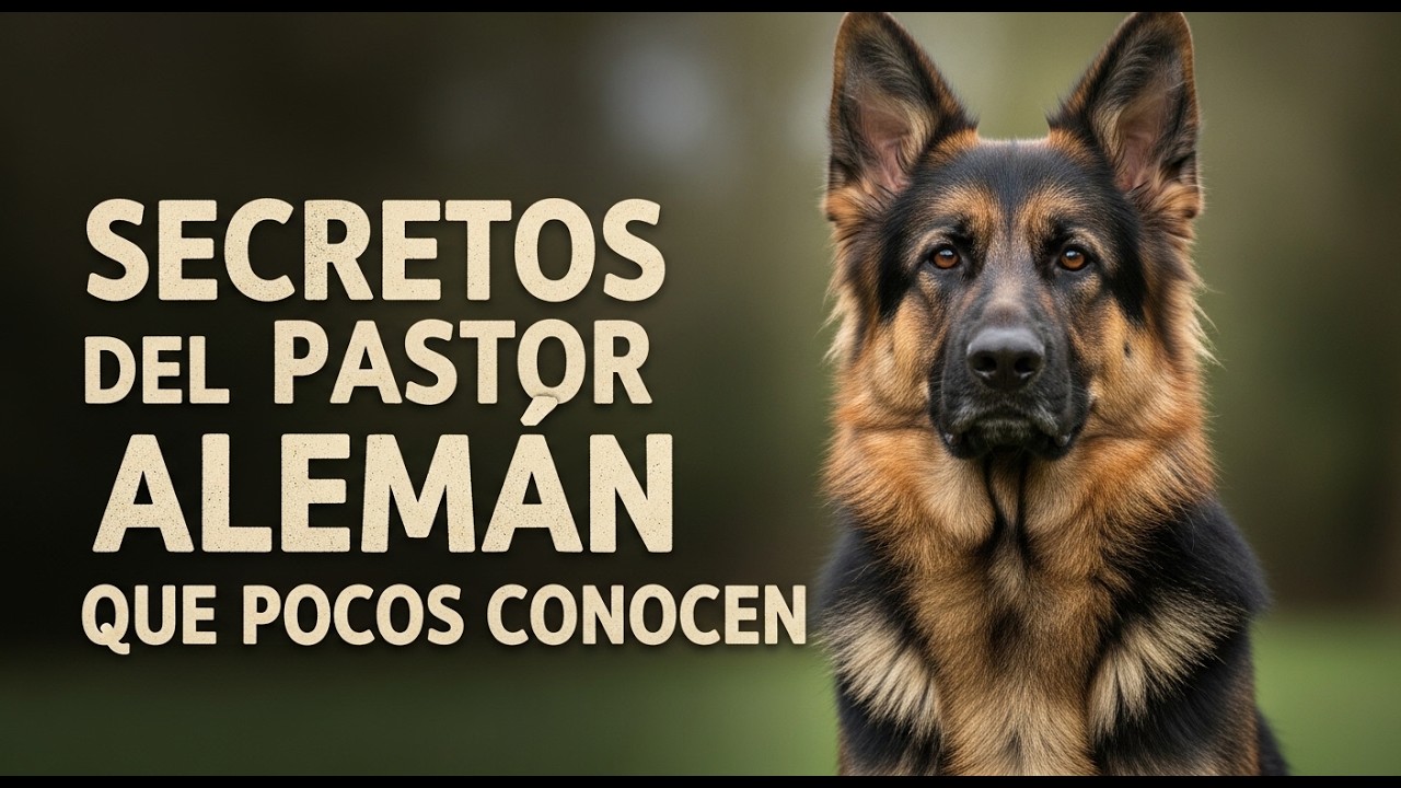 Secretos del pastor alemán que pocos conocen