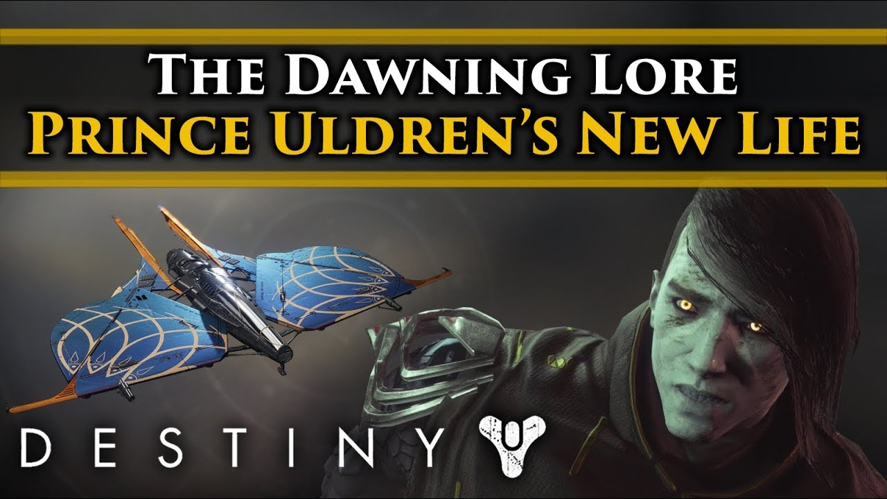 Destiny 2 Lore - The Dawning for Prince Uldren & his ghost. Kindness to a stranger.