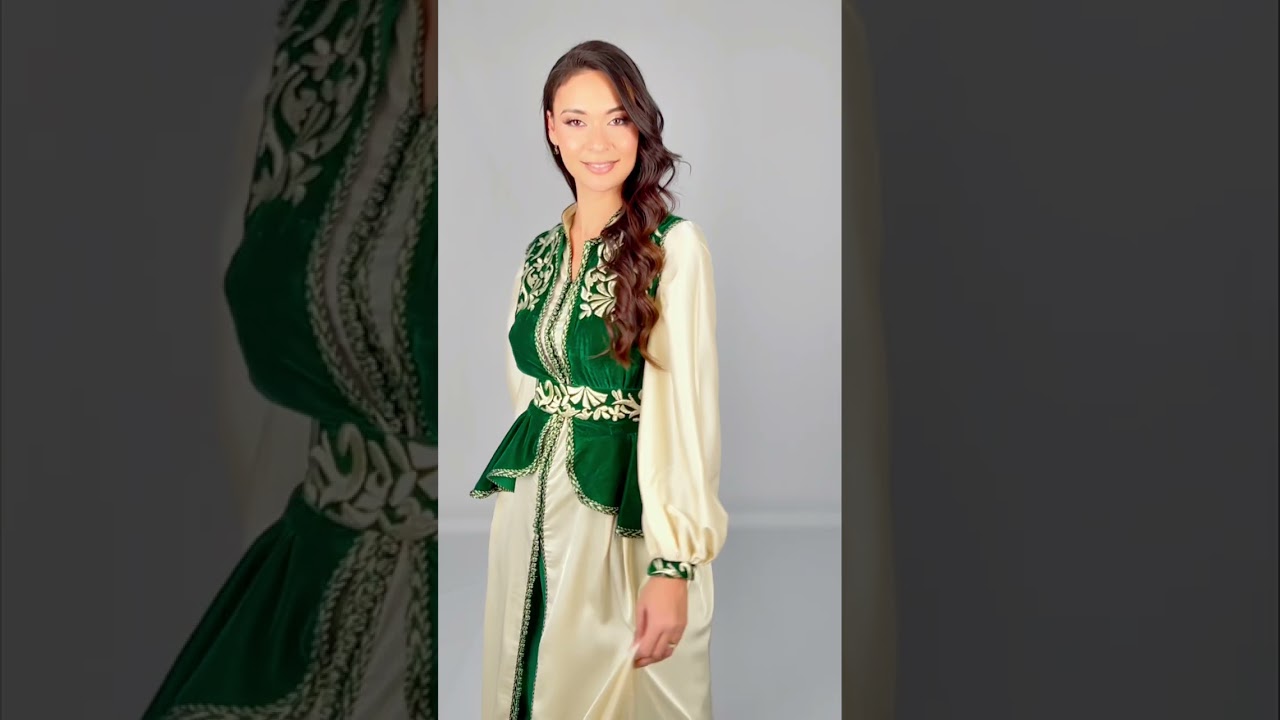 Caftan Orelysse – L’élégance marocaine sublimée | Haute Couture & Raffinement