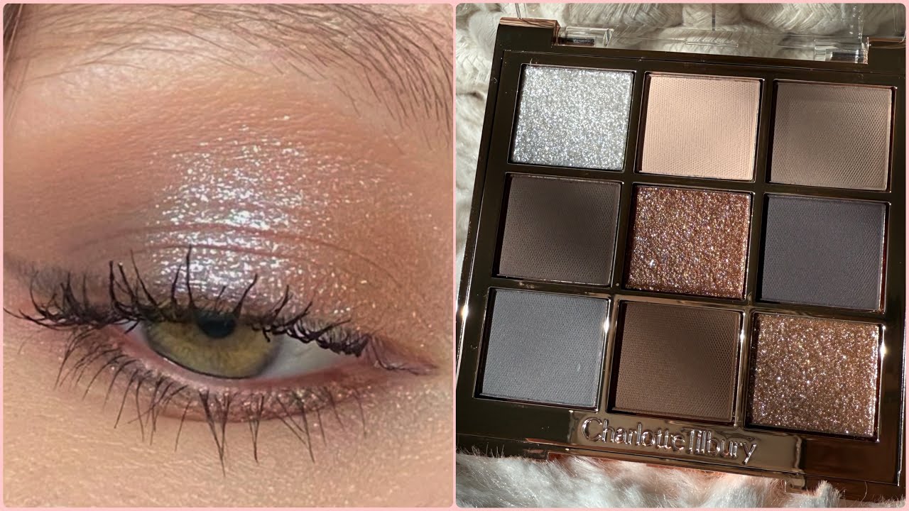Eye makeup look with Charlotte Tilbury Beautifying Eye Trends Eyeshadow Palette in Super Neutral🤎