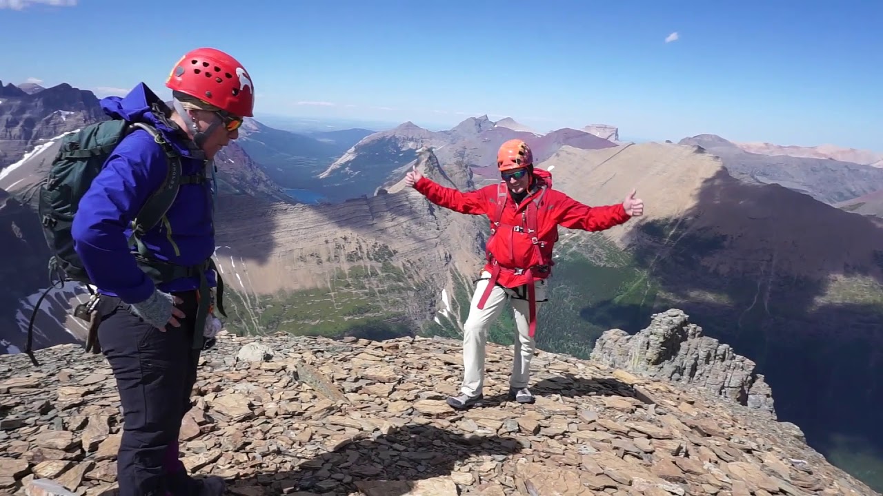 Climbing Mt  Wilbur (Heavy Shield), Glacier National Park