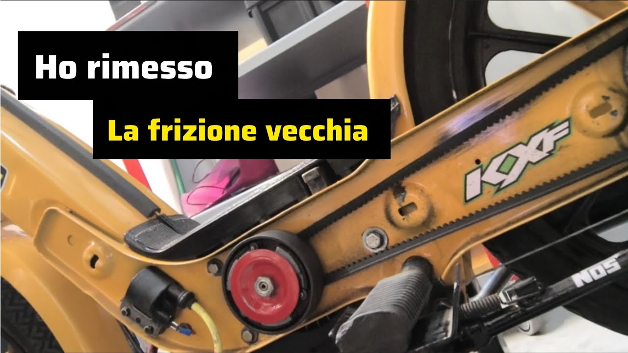 Ho rimesso la frizione vecchia e in più l'ho provato, tutta un'altra musica!!