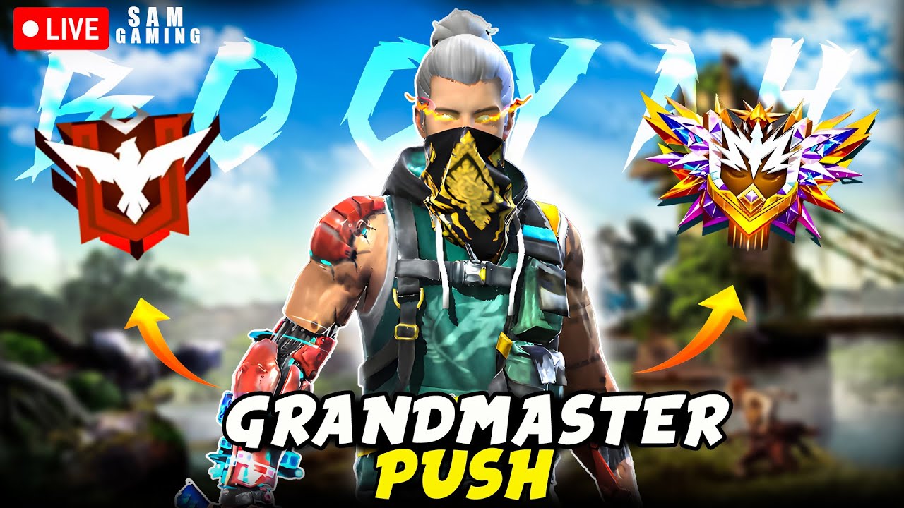 New Rank Grandmaster Push Free Fire || Double Sniper || Free Fire LIVE 🔴 #freefire  #samgaminglive