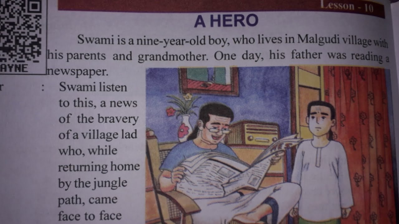 A HERO (ENGLISH READER 8)| LESSON 10 |CLASS 8 | JAYA RAJPUT| UP BOARD |RAINBOW