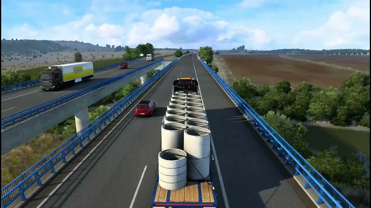 Euro Truck Simulator 2   -  Logitech g29 Hshifter 