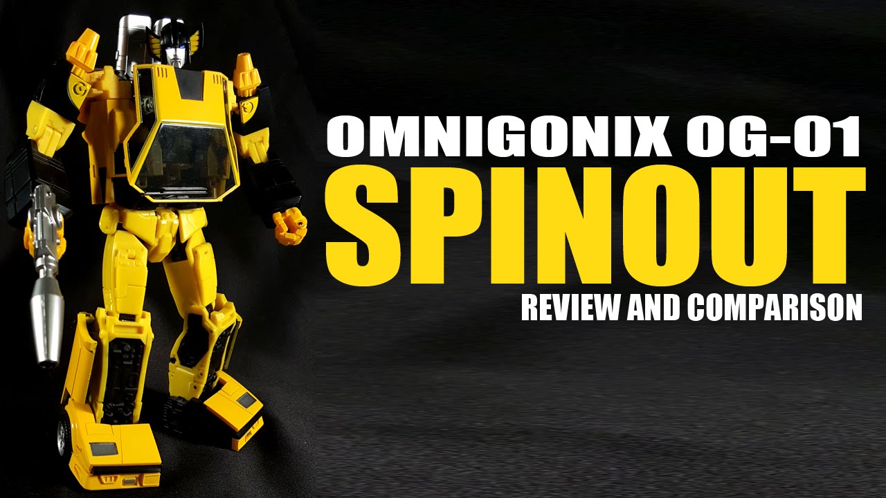 Omnigonix OG-01 Spinout FULL review comparison 3rd Party Masterpiece Sunstreaker