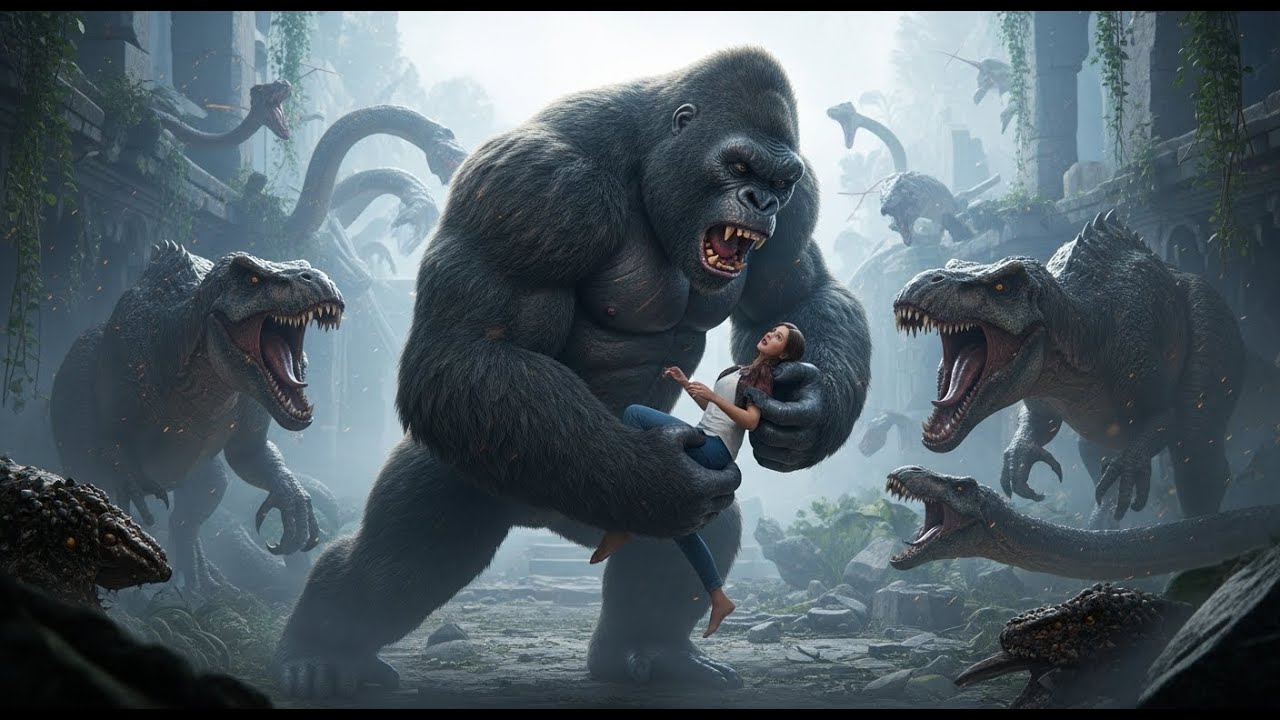 King Kong: The Battle to Rescue the Girl - Epic Showdown!