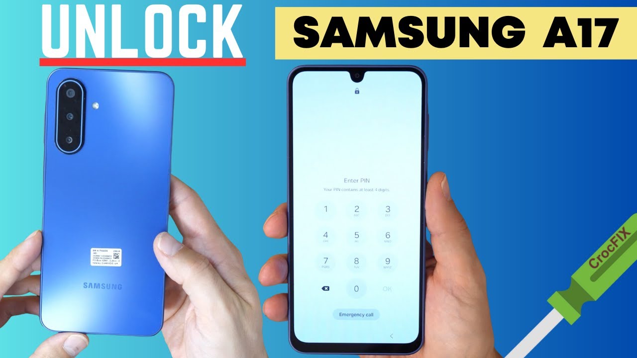 SAMSUNG Galaxy A17 - Unlock it / Remove PIN / Password / Screen Lock