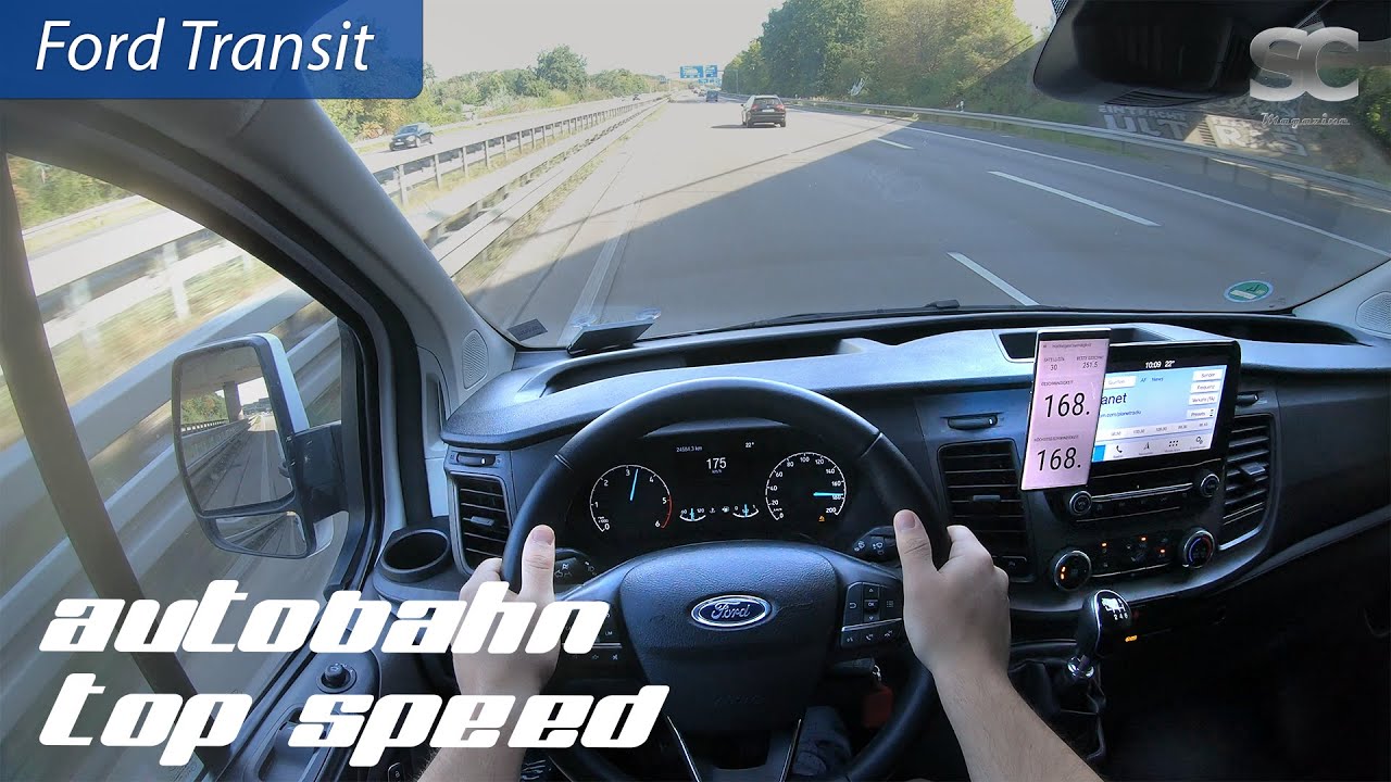 Ford Transit Custom (2019) - Autobahn Top Speed / Acceleration / Test Drive POV