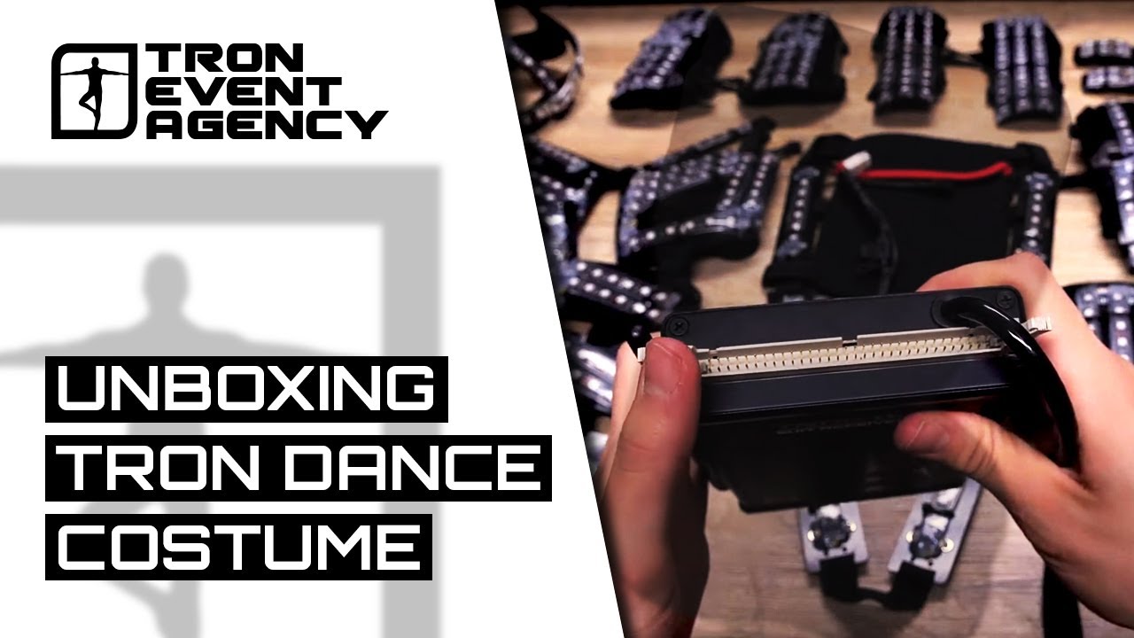 Unboxing Tron LED Dance Suit