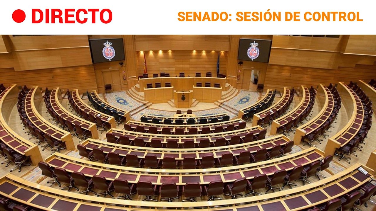 🔴 DIRECTO| SENADO: Sesi&oacute;n de control al GOBIERNO | RTVE Noticias