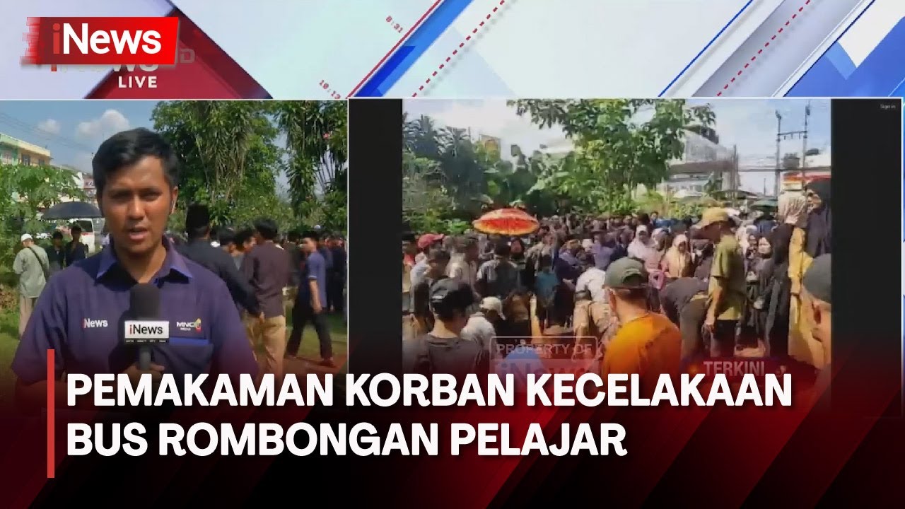Proses Pemakaman Korban Kecelakaan Bus Rombongan Pelajar Difasilitasi Pemerintah Depok - BN 12/05
