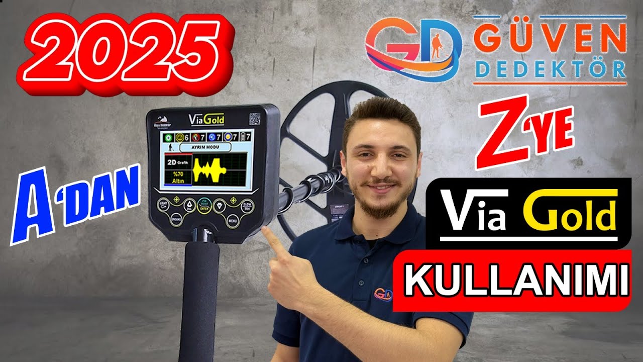 Via gold dedektör, Altın dedektörü ,VİA GOLD GÖRÜNTÜLÜ ALTIN DEFİNE DEDEKTÖRÜ FİYATI - Altın Arama