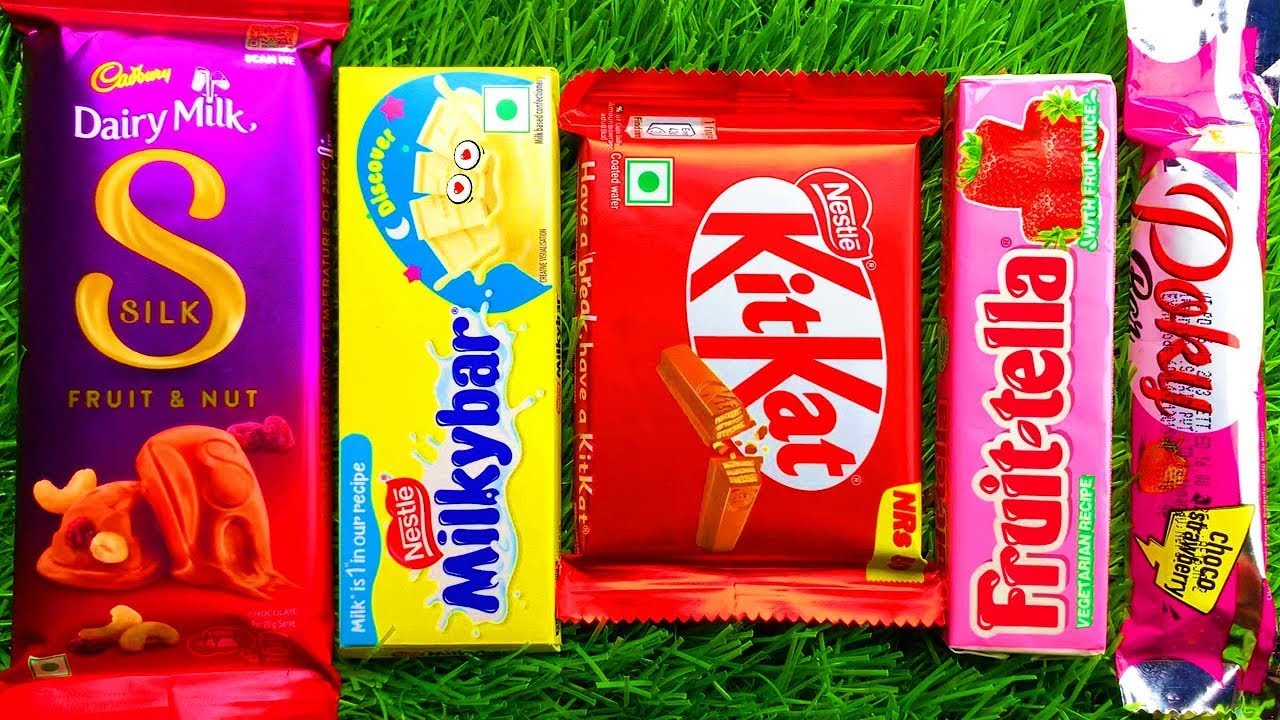 Satisfying Video Asmr Unboxing GIANT Sweets Chocolate and Rainbow Lollipops with Candy Cutting Asmr.