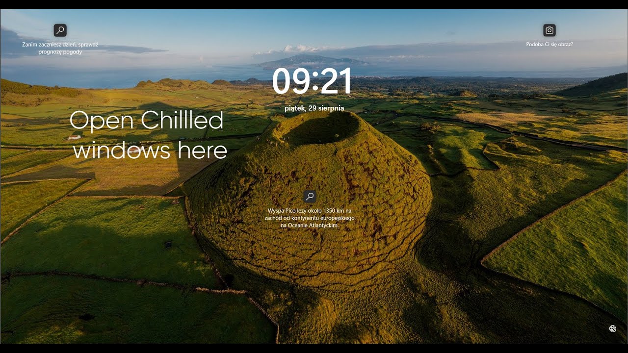How to run Chilledwindows from the logon screen in Windows 11