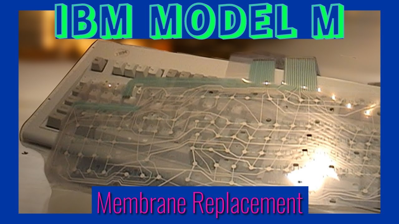 IBM Model M Keyboard Membrane Replacement