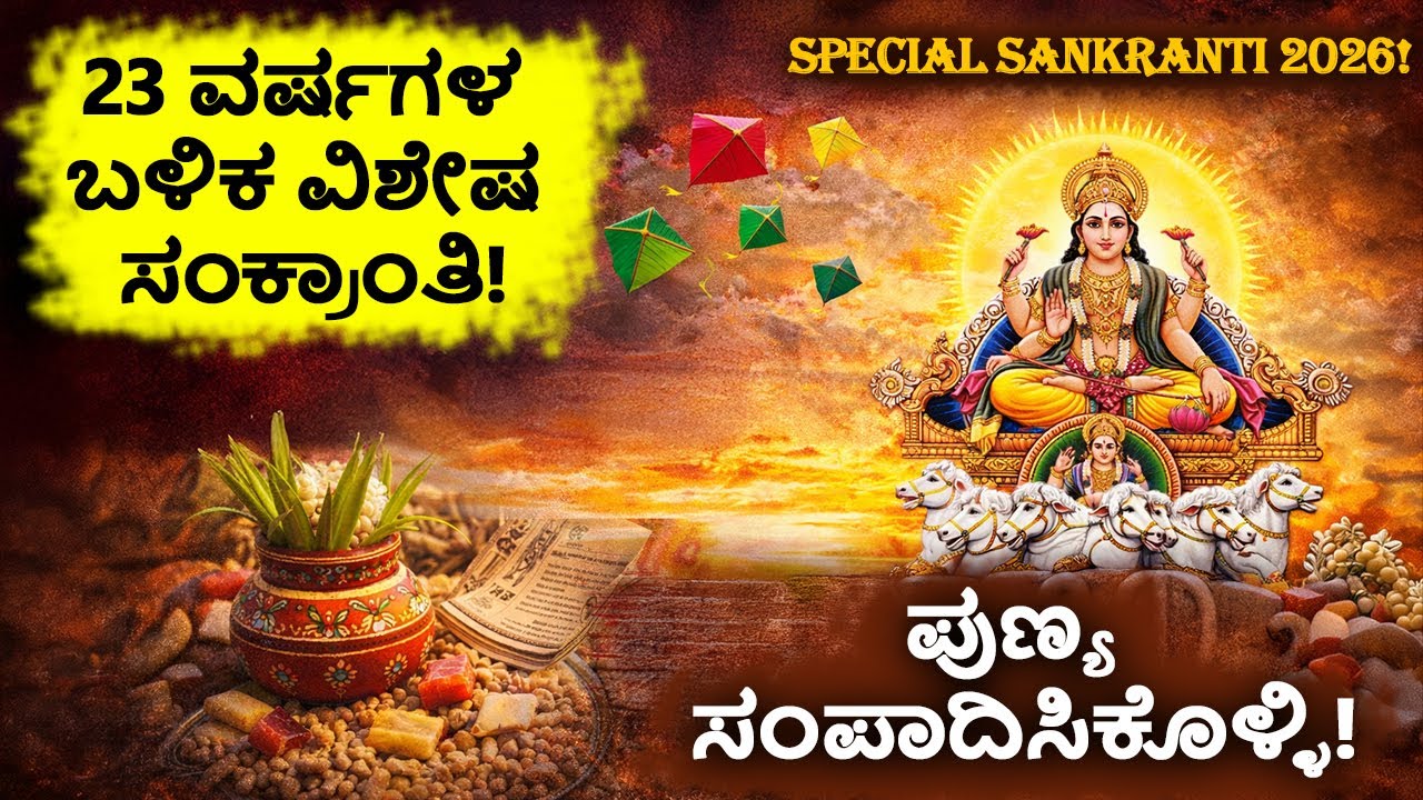 23 ವರ್ಷಗಳ ಬಳಿಕ ವಿಶೇಷ ಸಂಕ್ರಾಂತಿ!