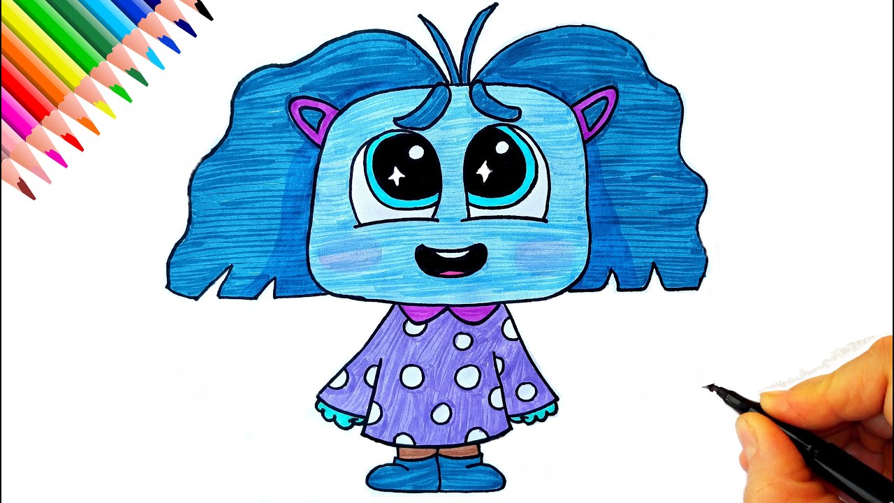 Ters Yüz 2 Gıpta Çizimi - How To Draw Envy - Inside Out 2 Drawing - Ters Yüz 2 Çizimleri  İnside Out