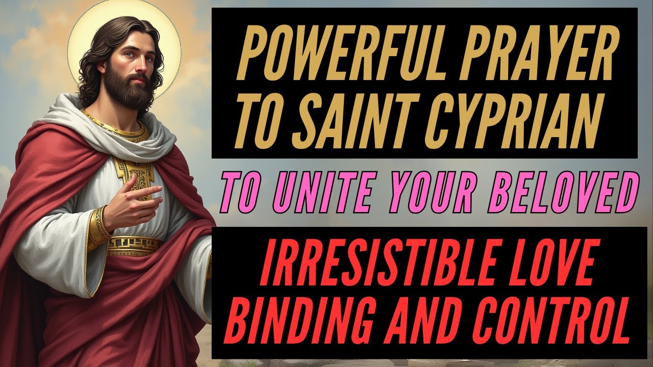 Powerful Prayer to Saint Cyprian to Unite with Your Loved One - Binding and Domination of Love.