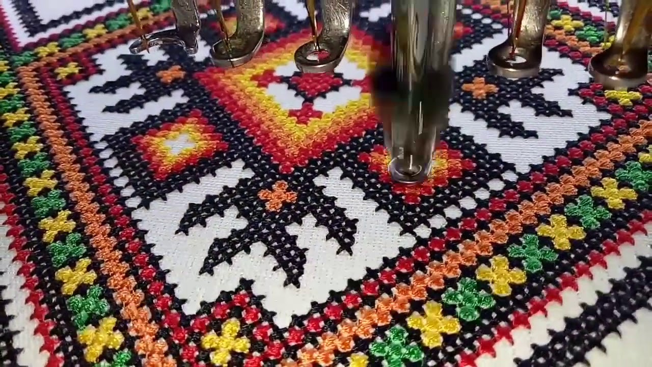 Lejia high speed cross stitch embroidery machine
