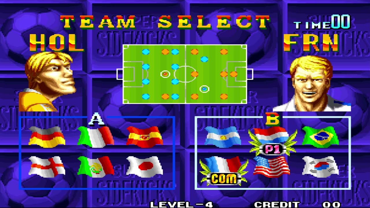 Netherlands Gameplay 💥 Super Sidekicks 💥I had a very hard time 💥 4K UHD 60 FPS