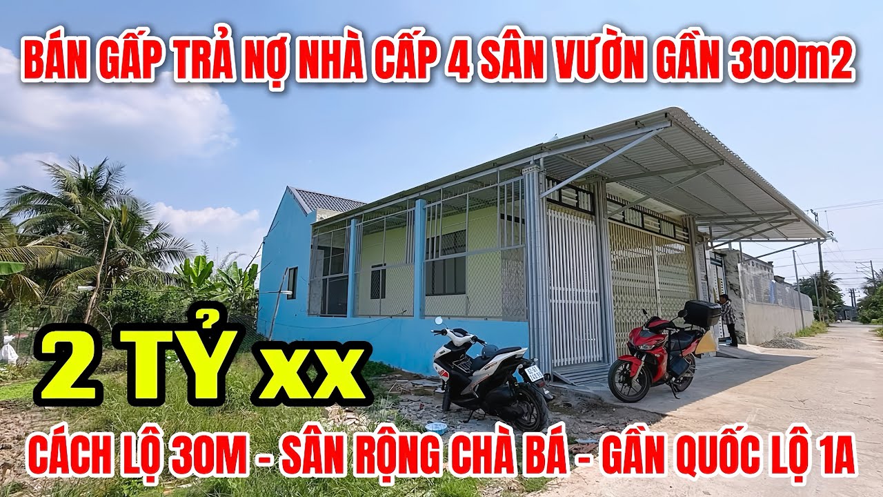 Bán Gấp Trả Nợ 🥲 Nhà Cấp 4 Sân Vườn Gần 300m2 Giá Rẻ Như Cho | REVIEW NHÀ ĐẤT KIM NGÂN