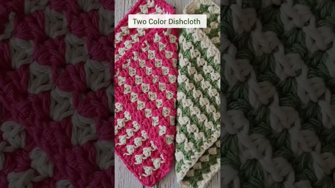 Crochet Dishcloth Pattern 🧶