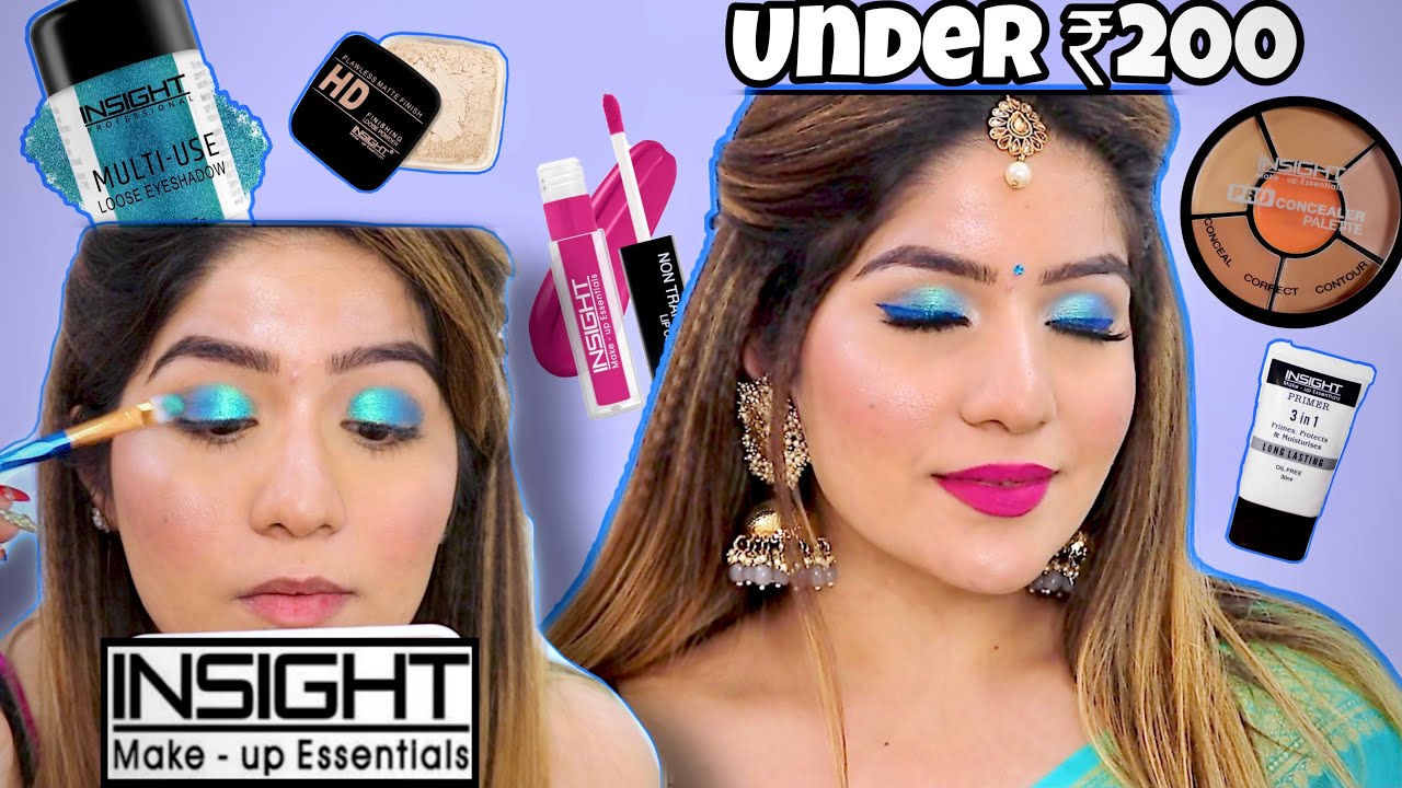 Insight One Brand Makeup Tutorial | (Under ₹200) | Traditional Makeup Tutorial #insight